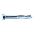 Midwest Fastener Lag Screw, 5/8 in, 6 in, Steel, Zinc Plated Hex Hex Drive, 25 PK 01353